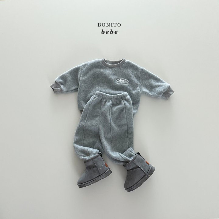 Bonito - Korean Baby Fashion - #babygirlfashion - Bebe Baby Fleece Set - 9