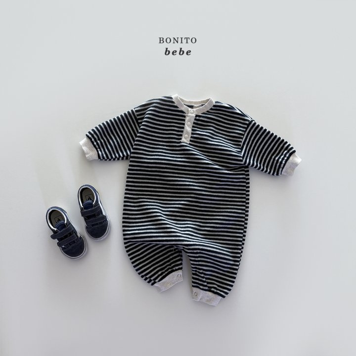 Bonito - Korean Baby Fashion - #babylifestyle - Bebe Series Button Up Suit - 9