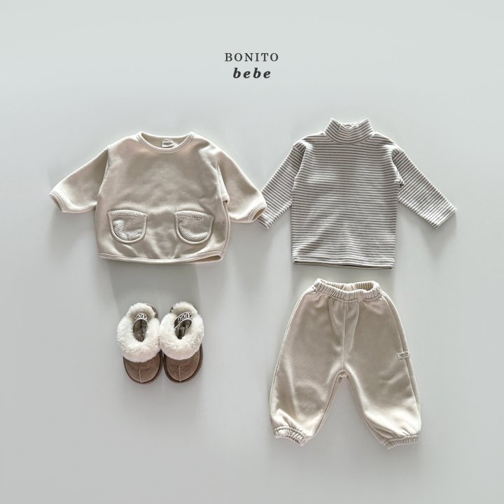 Bonito - Korean Baby Fashion - #babylifestyle - Bebe Two Pocket Set - 8