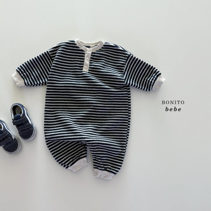 Bonito - Korean Baby Fashion - #babyoninstagram - Bebe Series Button Up Suit - 10