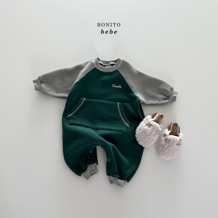 Bonito - Korean Baby Fashion - #babyoninstagram - Bebe Kangaroo Suit - 7