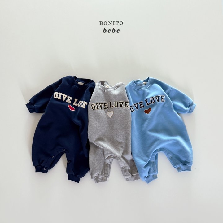 Bonito - Korean Baby Fashion - #babyoninstagram - Bebe Give Love Suit