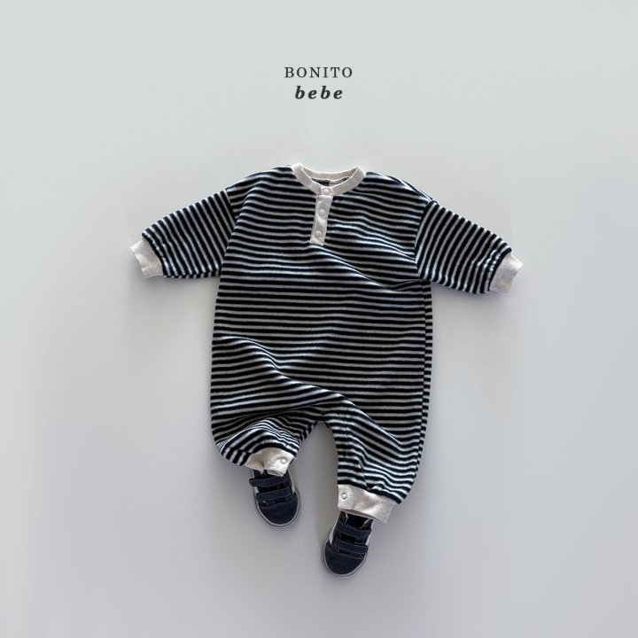 Bonito - Korean Baby Fashion - #babyootd - Bebe Series Button Up Suit - 11