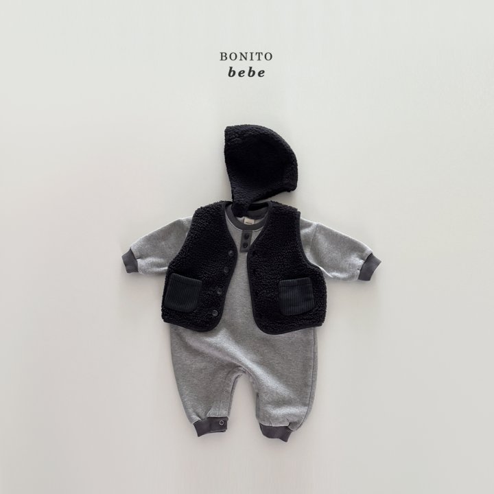 Bonito - Korean Baby Fashion - #babyootd - Bebe Fleece Bonnet - 9