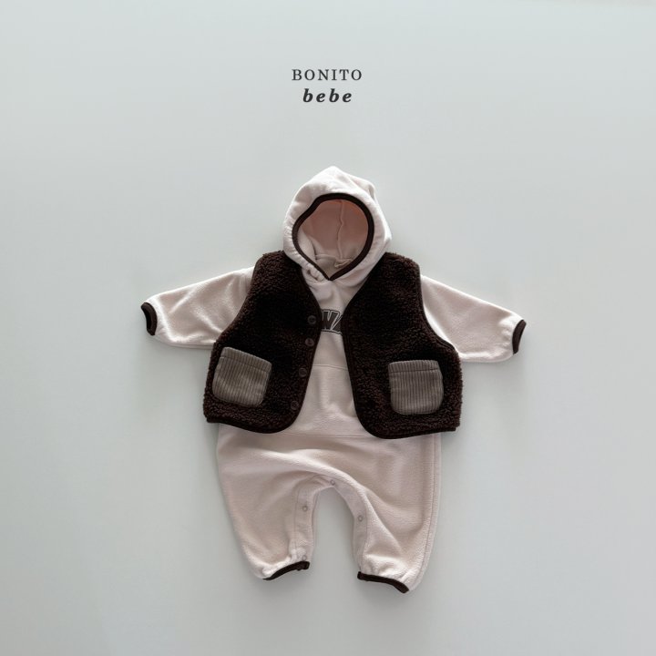 Bonito - Korean Baby Fashion - #babyoutfit - Bebe Always Hood Suit - 12