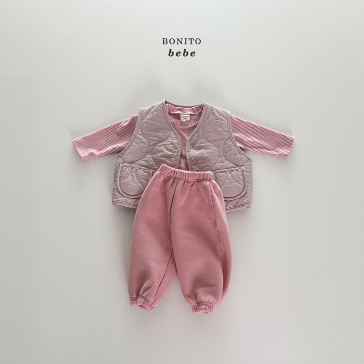 Bonito - Korean Baby Fashion - #babyoutfit - Bebe Quilted Vest - 6