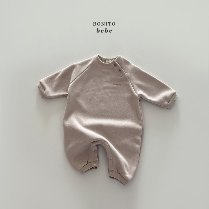 Bonito - Korean Baby Fashion - #babyootd - Bebe Knit Fleece Raglan Suit - 4