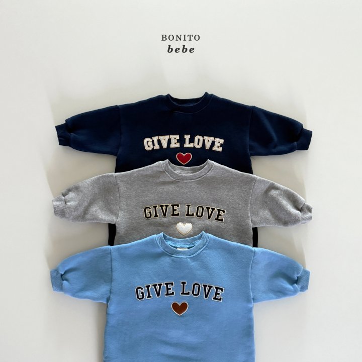Bonito - Korean Baby Fashion - #babyoutfit - Bebe Give Love Suit - 3