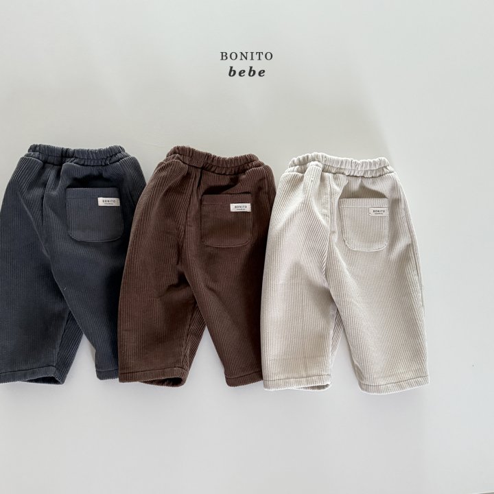 Bonito - Korean Baby Fashion - #babyoutfit - Bebe Baby Corduroy Pants - 2