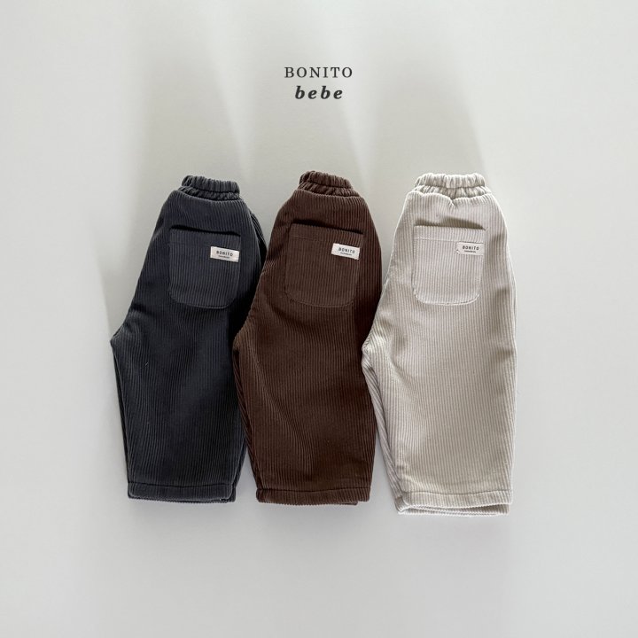 Bonito - Korean Baby Fashion - #babyoutfit - Bebe Baby Corduroy Pants - 3