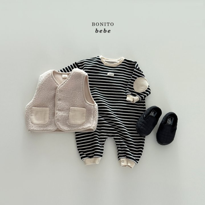 Bonito - Korean Baby Fashion - #babyoutfit - Bebe Fleece Vest - 11
