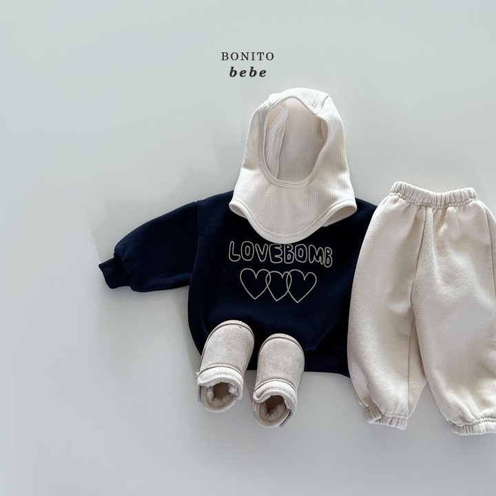 Bonito - Korean Baby Fashion - #babyoutfit - Bebe Ribbed Balaclava - 9