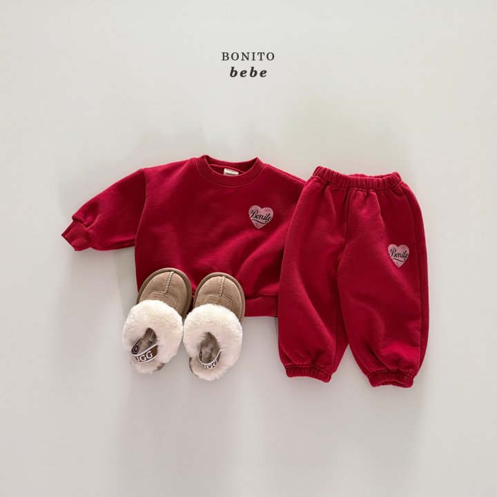 Bonito - Korean Baby Fashion - #babywear - Bebe Heart Print Set - 10