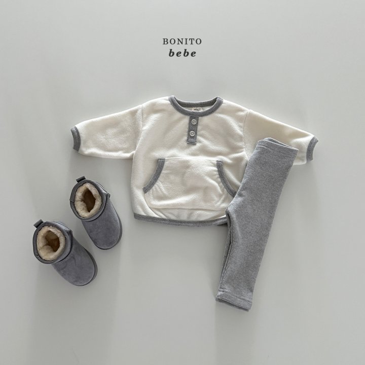 Bonito - Korean Baby Fashion - #babywear - Bebe Kangaroo Leggings Set - 7