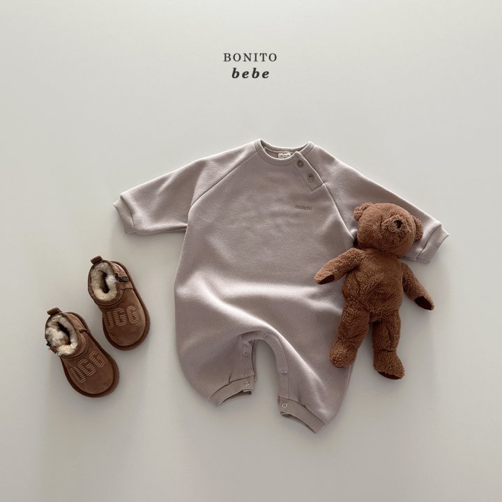 Bonito - Korean Baby Fashion - #babywear - Bebe Knit Fleece Raglan Suit - 6