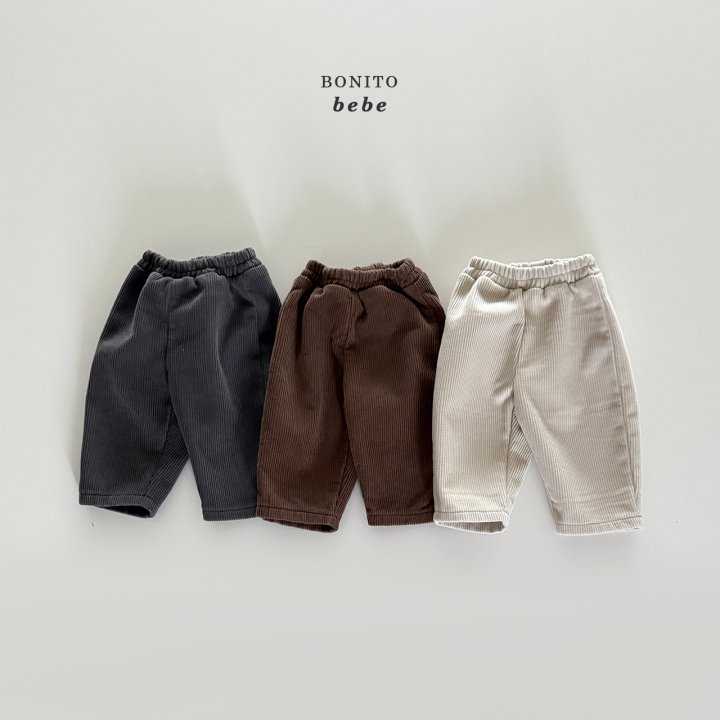Bonito - Korean Baby Fashion - #babyoutfit - Bebe Baby Corduroy Pants - 4