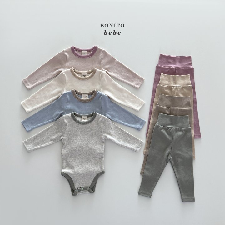 Bonito - Korean Baby Fashion - #babywear - Bebe Winter Easywear Suit Set