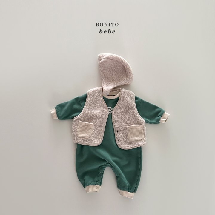 Bonito - Korean Baby Fashion - #babywear - Bebe Fleece Bonnet - 12