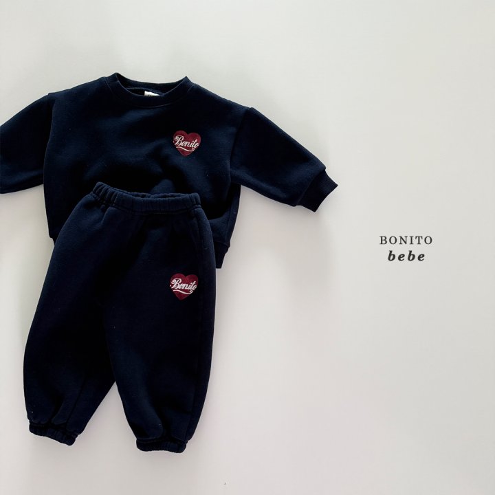 Bonito - Korean Baby Fashion - #onlinebabyboutique - Bebe Heart Print Set - 11