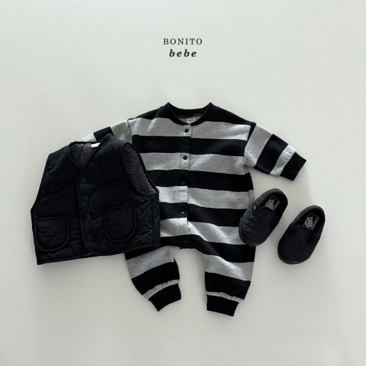 Bonito - Korean Baby Fashion - #onlinebabyboutique - Bebe Quilted Vest - 8