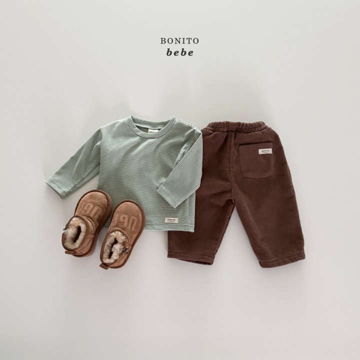 Bonito - Korean Baby Fashion - #onlinebabyboutique - Bebe Baby Corduroy Pants - 5