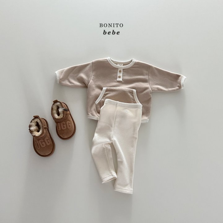 Bonito - Korean Baby Fashion - #onlinebabyshop - Bebe Kangaroo Leggings Set - 9