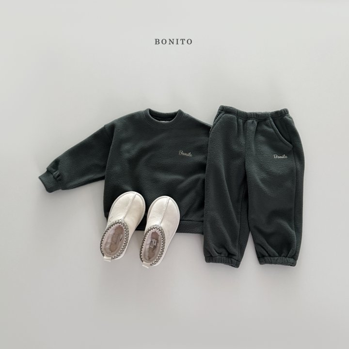 Bonito - Korean Children Fashion - #Kfashion4kids - Fleece Set - 10