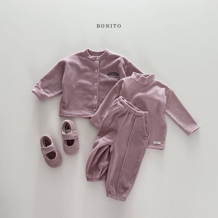 Bonito - Korean Children Fashion - #childofig - Winter Cardigan Jogger Set - 11