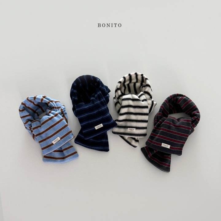 Bonito - Korean Children Fashion - #childofig - Point Stripe Muffler - 2