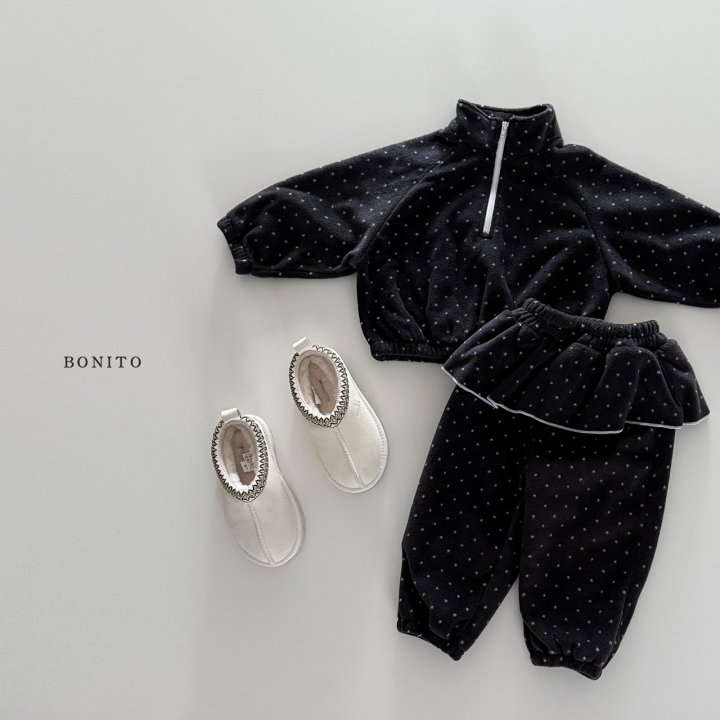 Bonito - Korean Children Fashion - #childofig - Polka Lovely Jogger Set (Kids) - 10