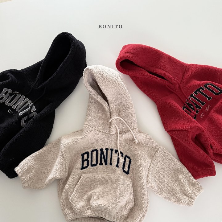 Bonito - Korean Children Fashion - #childofig - Fluffy Bonito Hoodie - 3