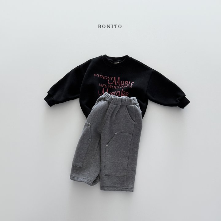 Bonito - Korean Children Fashion - #childofig - Music Sweatshirt - 11