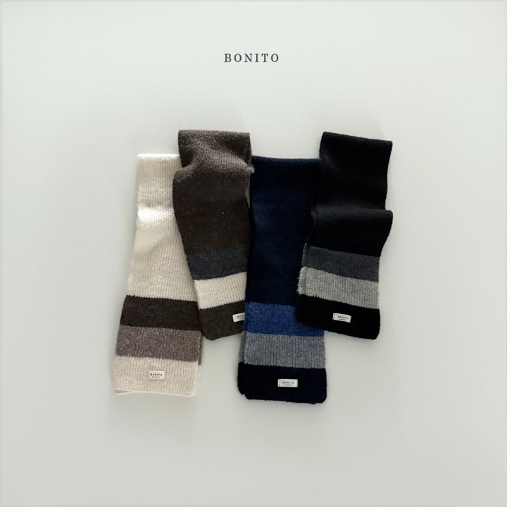 Bonito - Korean Children Fashion - #childofig - Color Knit Muffler - 8