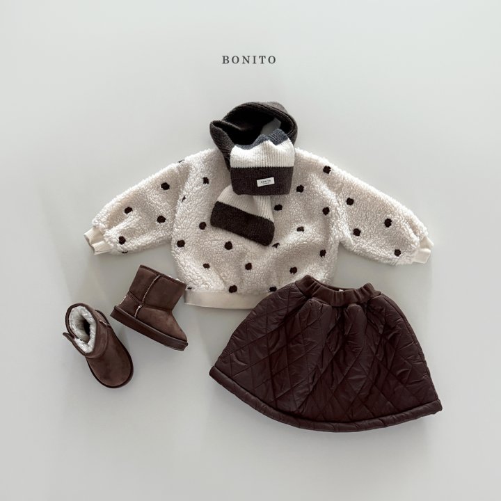 Bonito - Korean Children Fashion - #childofig - Color Knit Muffler - 9