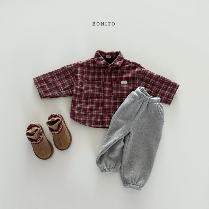 Bonito - Korean Children Fashion - #childofig - Check Bonding Shirt - 7