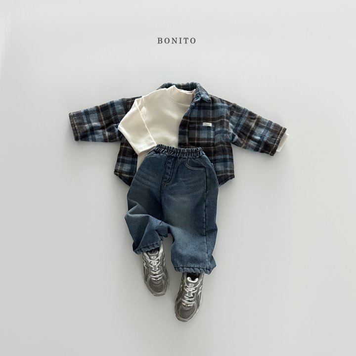 Bonito - Korean Children Fashion - #childofig - Plain Turtleneck Tee - 7