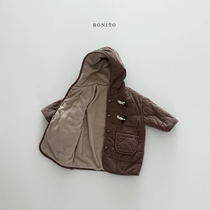 Bonito - Korean Children Fashion - #childofig - Corduroy Quilted Toggle Coat (Kids) - 6