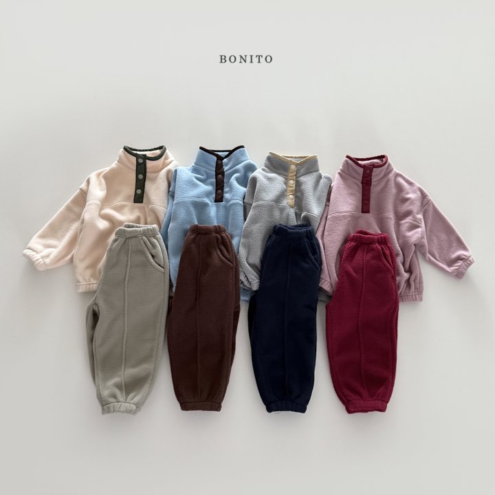 Bonito - Korean Children Fashion - #childrensboutique - Tone Color Button Set