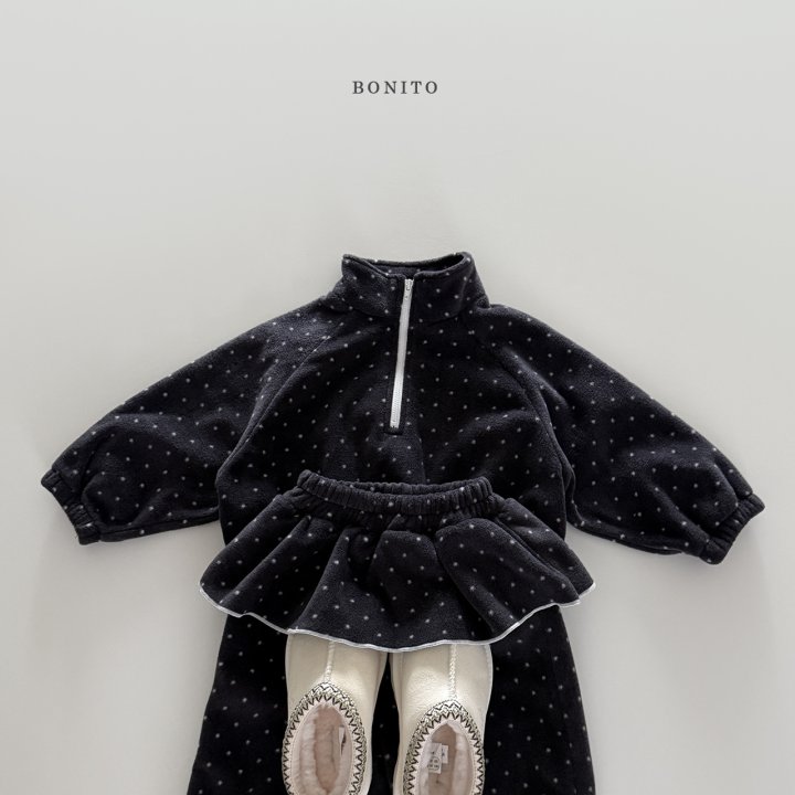 Bonito - Korean Children Fashion - #childrensboutique - Polka Lovely Jogger Set (Junior) - 11
