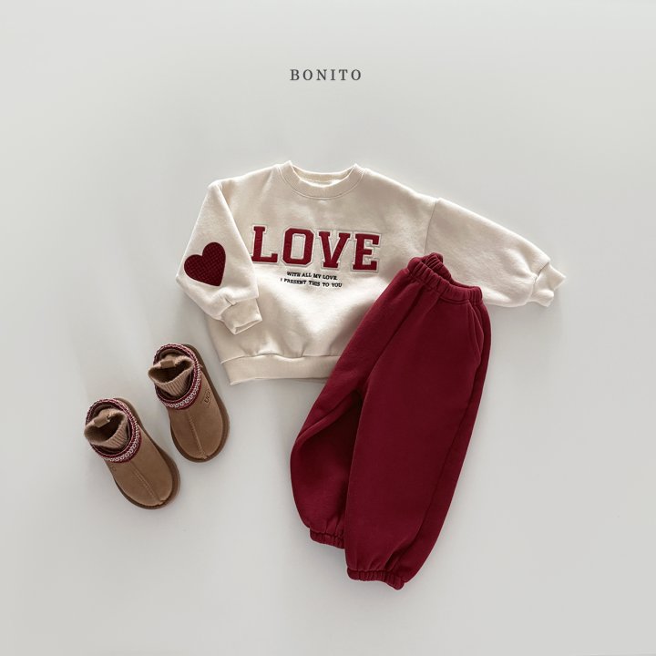 Bonito - Korean Children Fashion - #childrensboutique - Love Heart Sweatshirt - 5