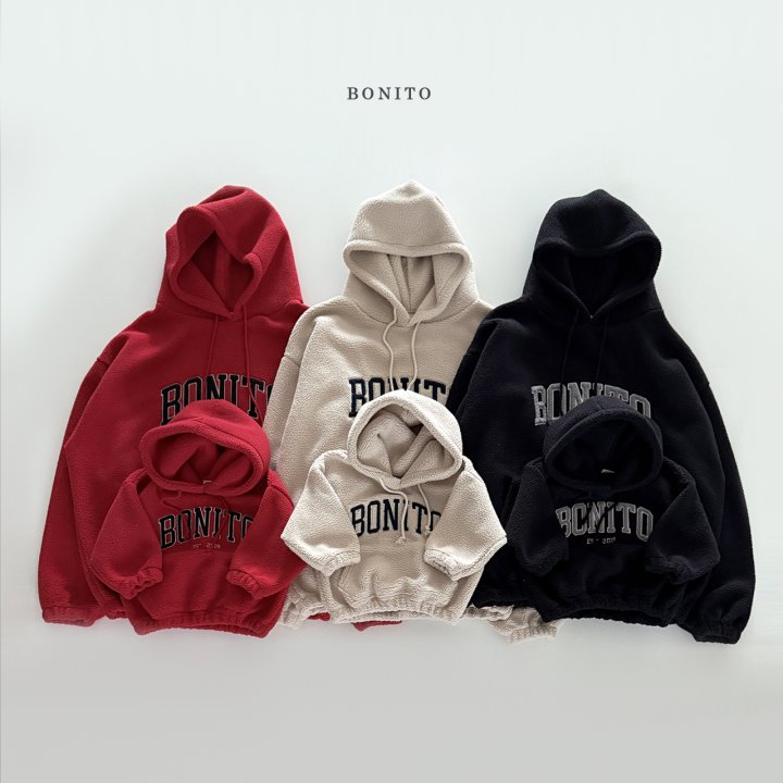 Bonito - Korean Children Fashion - #childofig - Fluffy Bonito Hoodie - 4