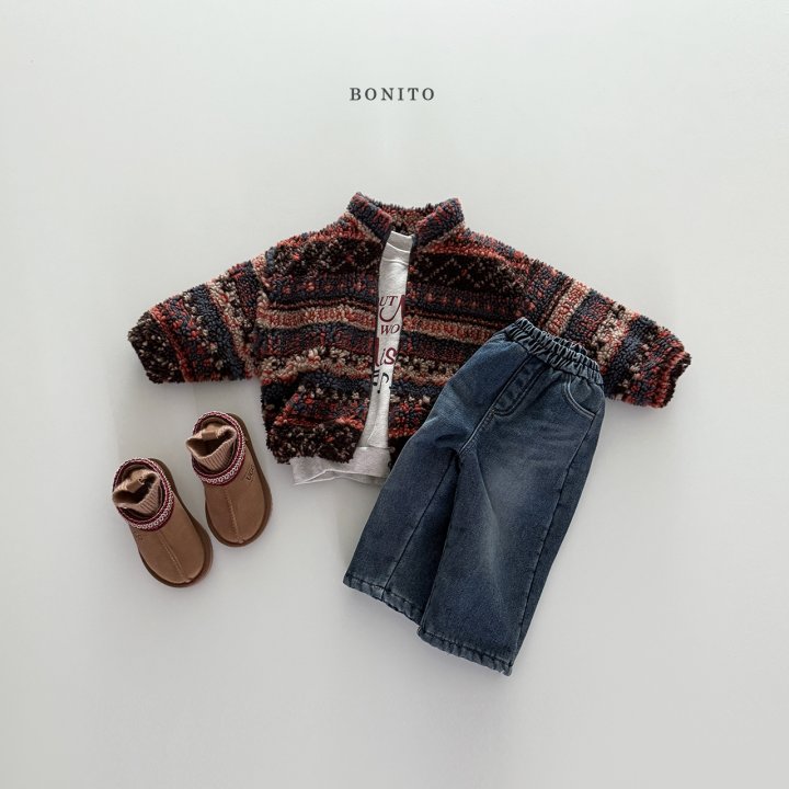Bonito - Korean Children Fashion - #childrensboutique - Nordic Fleece Zip-Up - 11