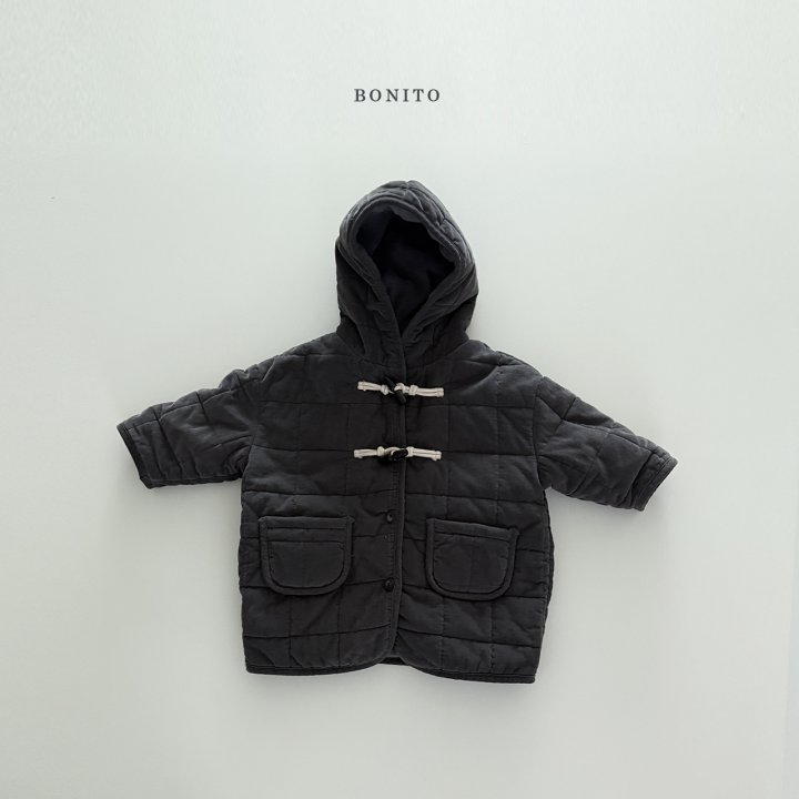 Bonito - Korean Children Fashion - #childrensboutique - Corduroy Quilted Toggle Coat (Kids) - 7