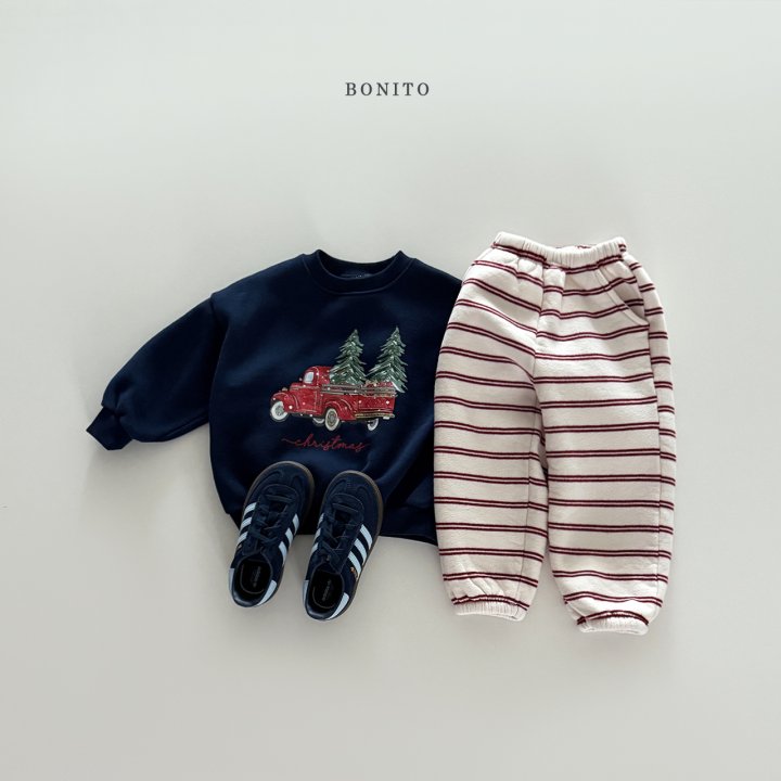 Bonito - Korean Children Fashion - #designkidswear - Double Stripe Jogger Pants - 10