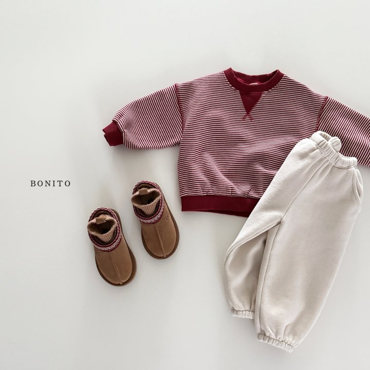 Bonito - Korean Children Fashion - #designkidswear - Tiny Stripe Triangle Sweatshirt - 7