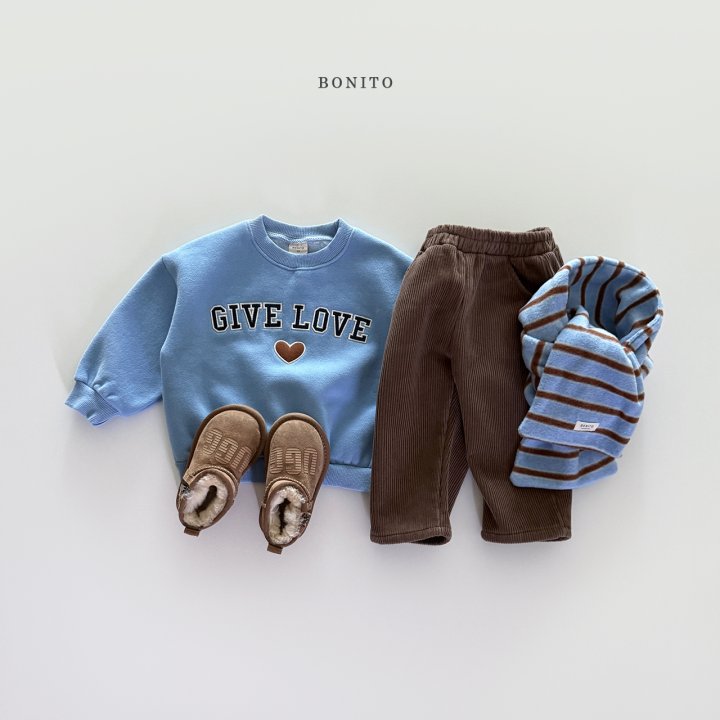 Bonito - Korean Children Fashion - #discoveringself - Give Love Sweatshirt - 6