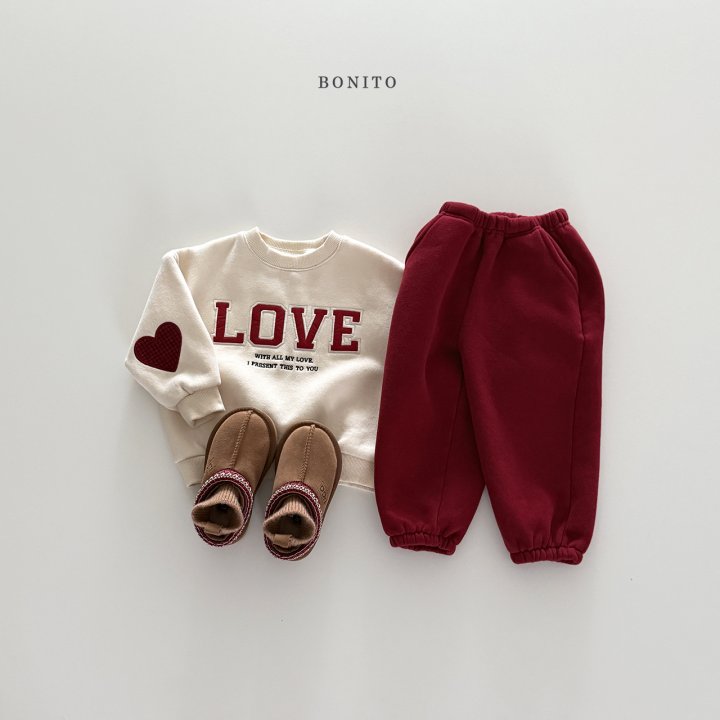Bonito - Korean Children Fashion - #discoveringself - Love Heart Sweatshirt - 7