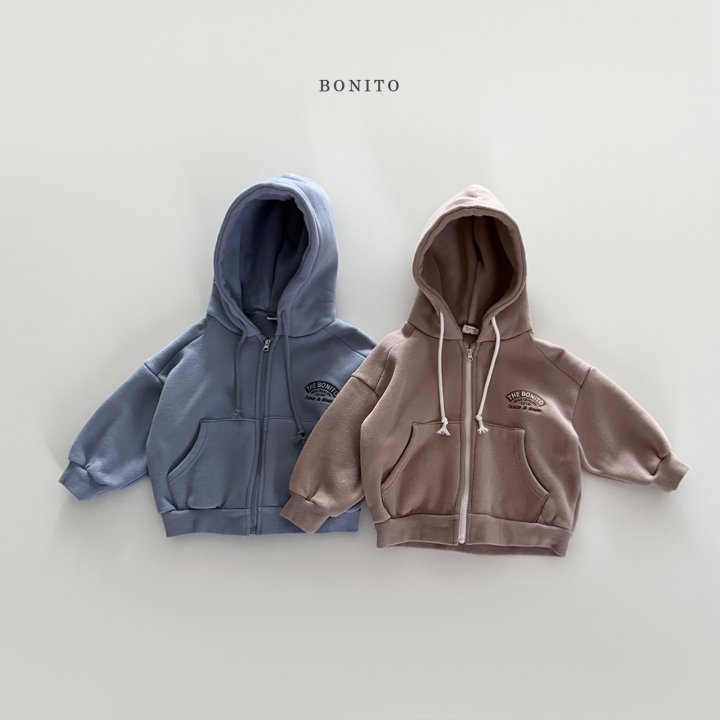 Bonito - Korean Children Fashion - #discoveringself - Front Cut Hood Zip-Up