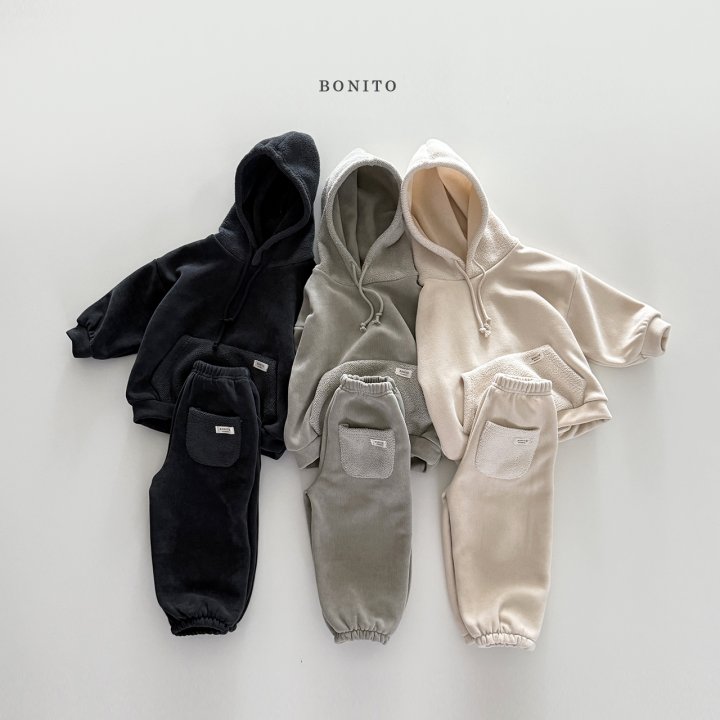 Bonito - Korean Children Fashion - #discoveringself - Soft Hood Set