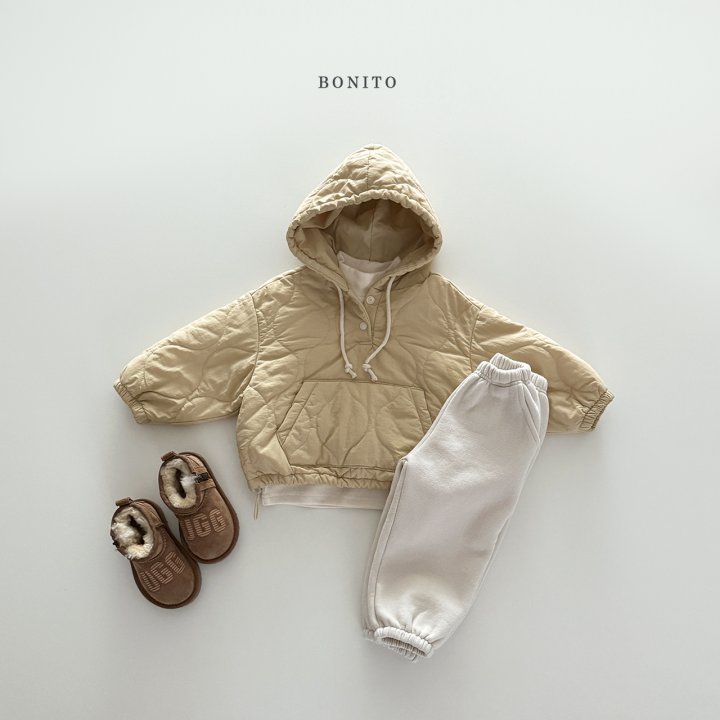 Bonito - Korean Children Fashion - #fashionkids - Quilted Hoodie - 6